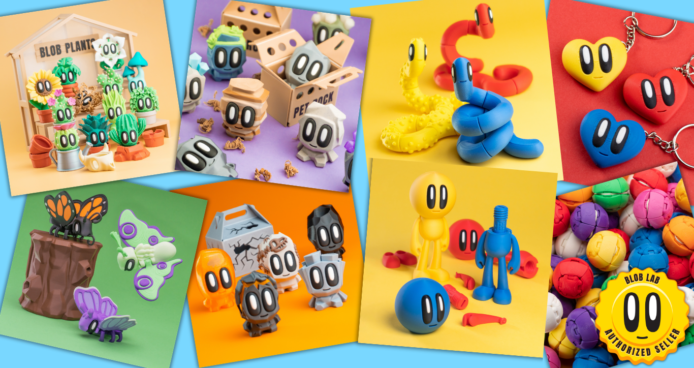 Blob Lab Designs Collection – Official Licensed Desk Buddies & Work Fidgets