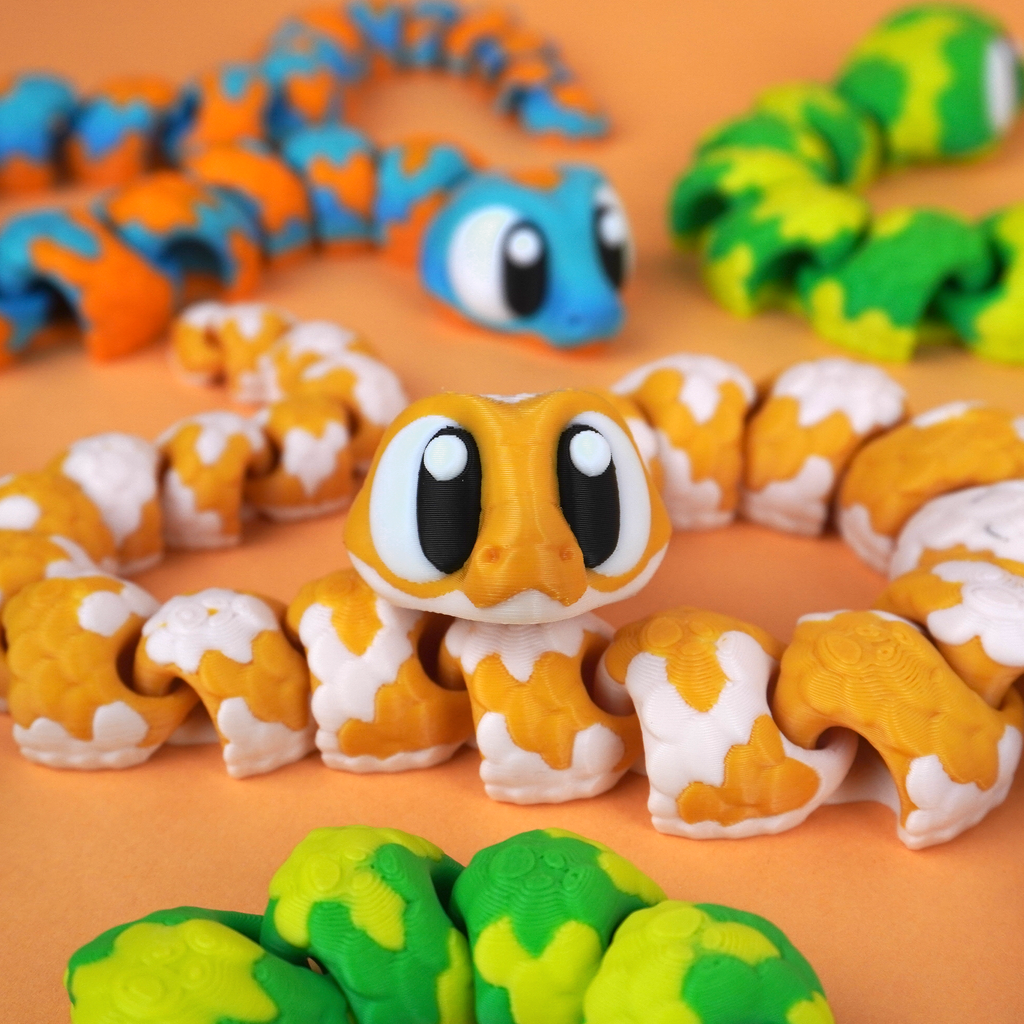 Flexi Snake - Articulated 3D‑Printed Reptile Friend