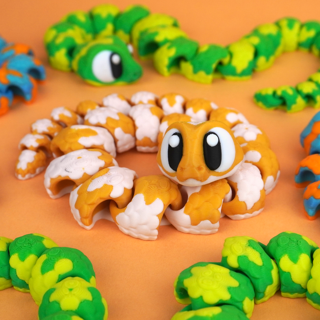 Flexi Snake - Articulated 3D‑Printed Reptile Friend