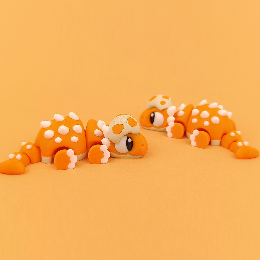 Flexi Ankylosaurus - Articulated 3D‑Printed Animal Friend