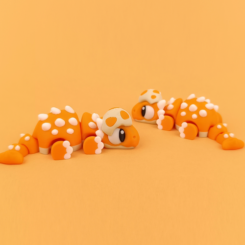 Flexi Ankylosaurus - Articulated 3D‑Printed Animal Friend