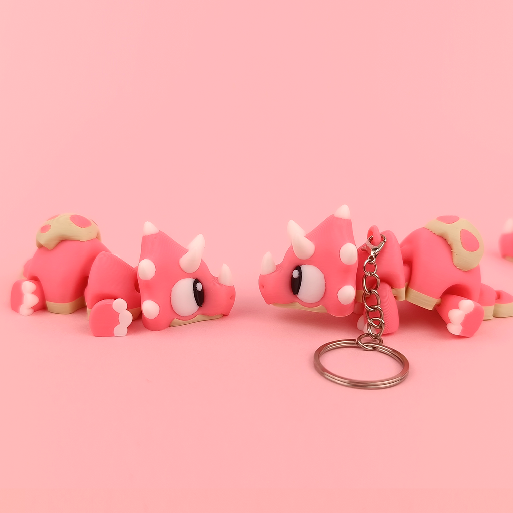 Flexi Triceratops - Articulated 3D‑Printed Animal Friend