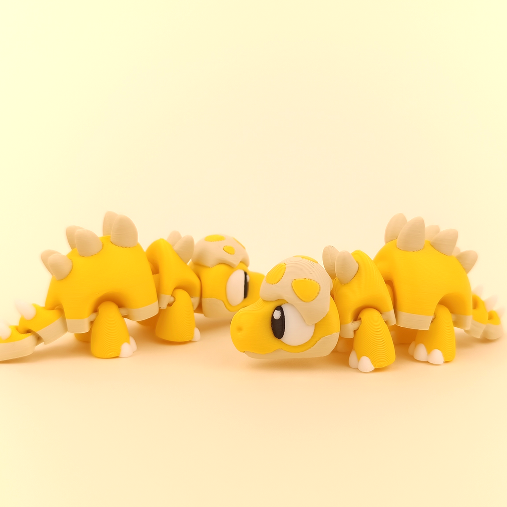 Flexi Stegosaurus - Articulated 3D‑Printed Animal Friend