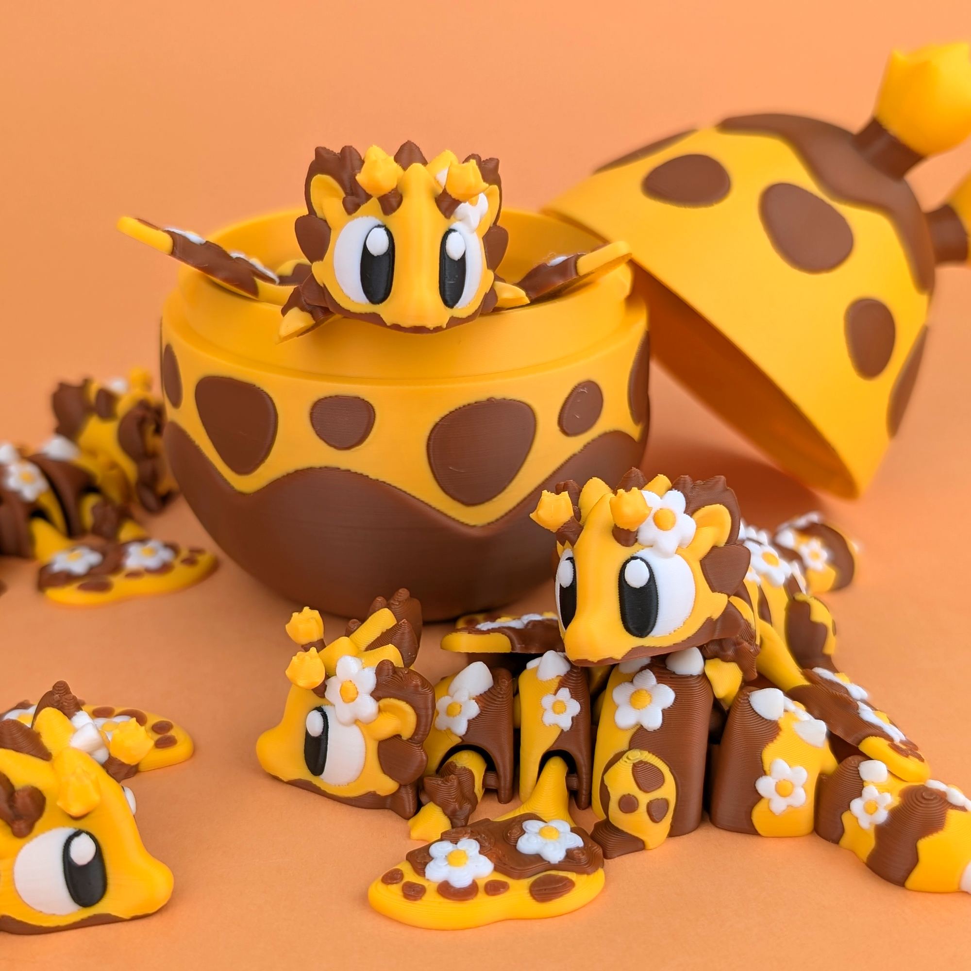 Flexi Bee Dragon - Articulated 3D‑Printed Dragon Friend