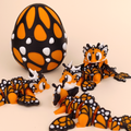 Flexi Butterfly Dragon - Articulated 3D‑Printed Dragon Friend
