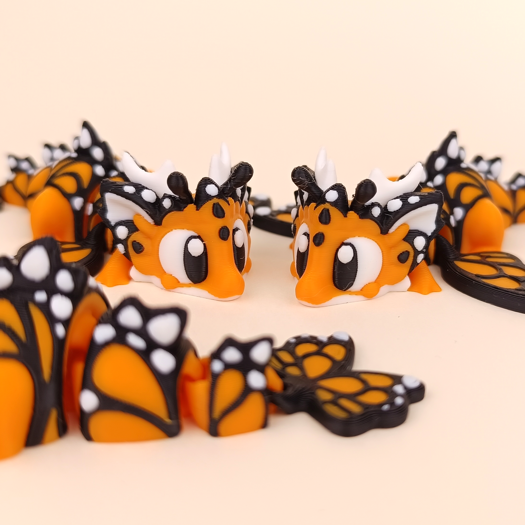 Flexi Butterfly Dragon - Articulated 3D‑Printed Dragon Friend
