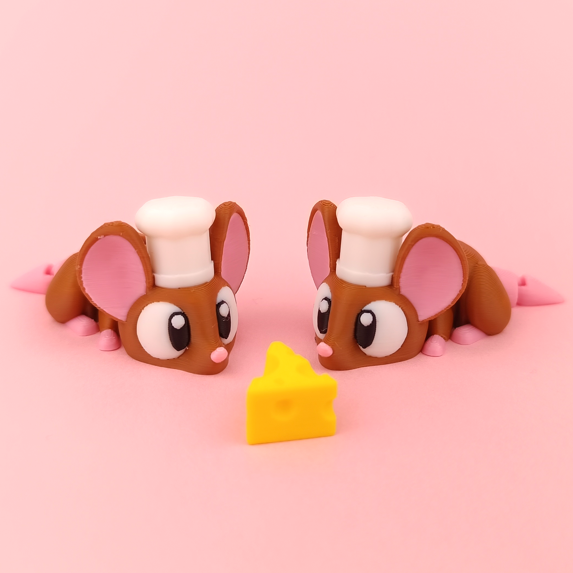 Flexi Chef Mouse – Articulated 3D‑Printed Animal Friend