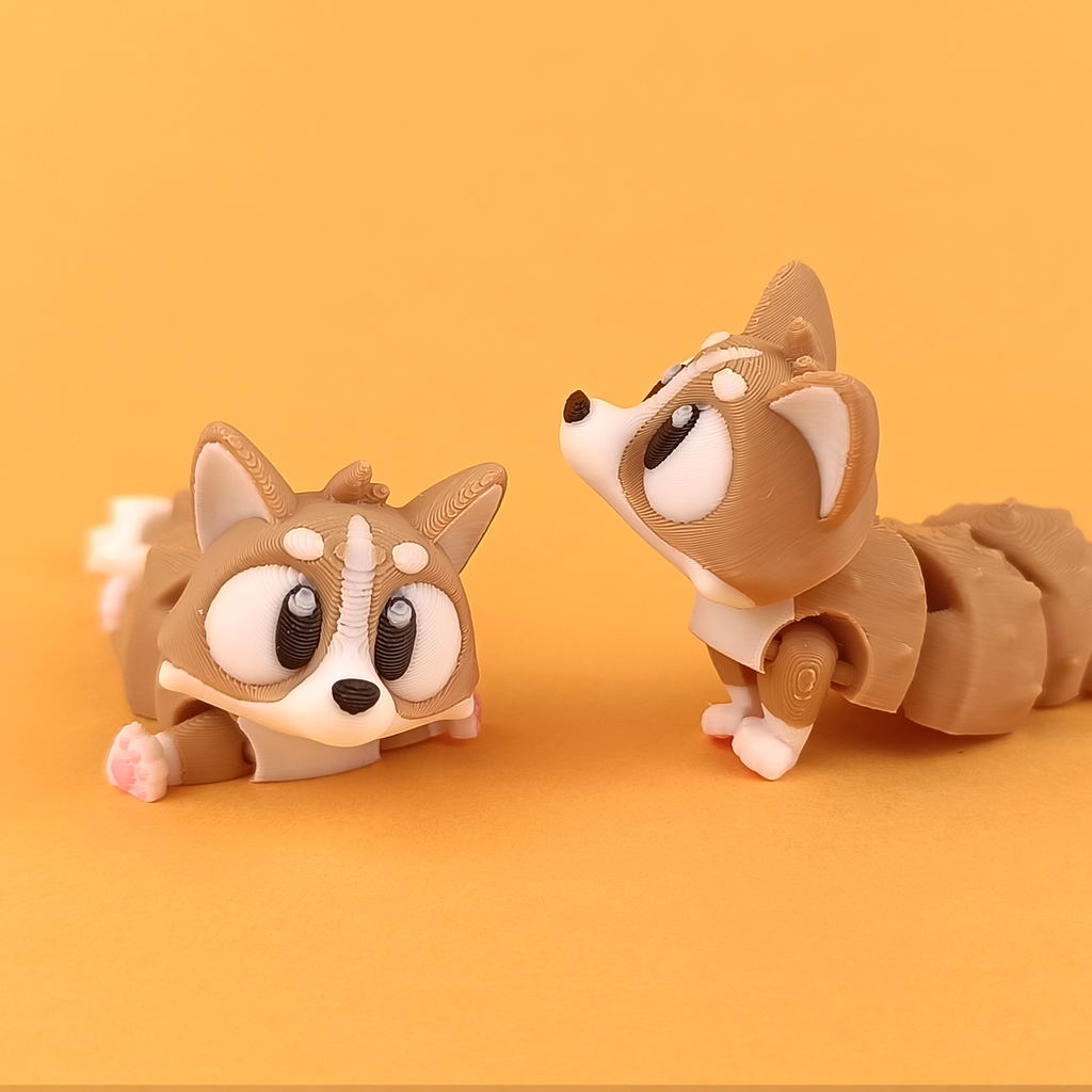 Flexi Corgi – Articulated 3D‑Printed Animal Friend