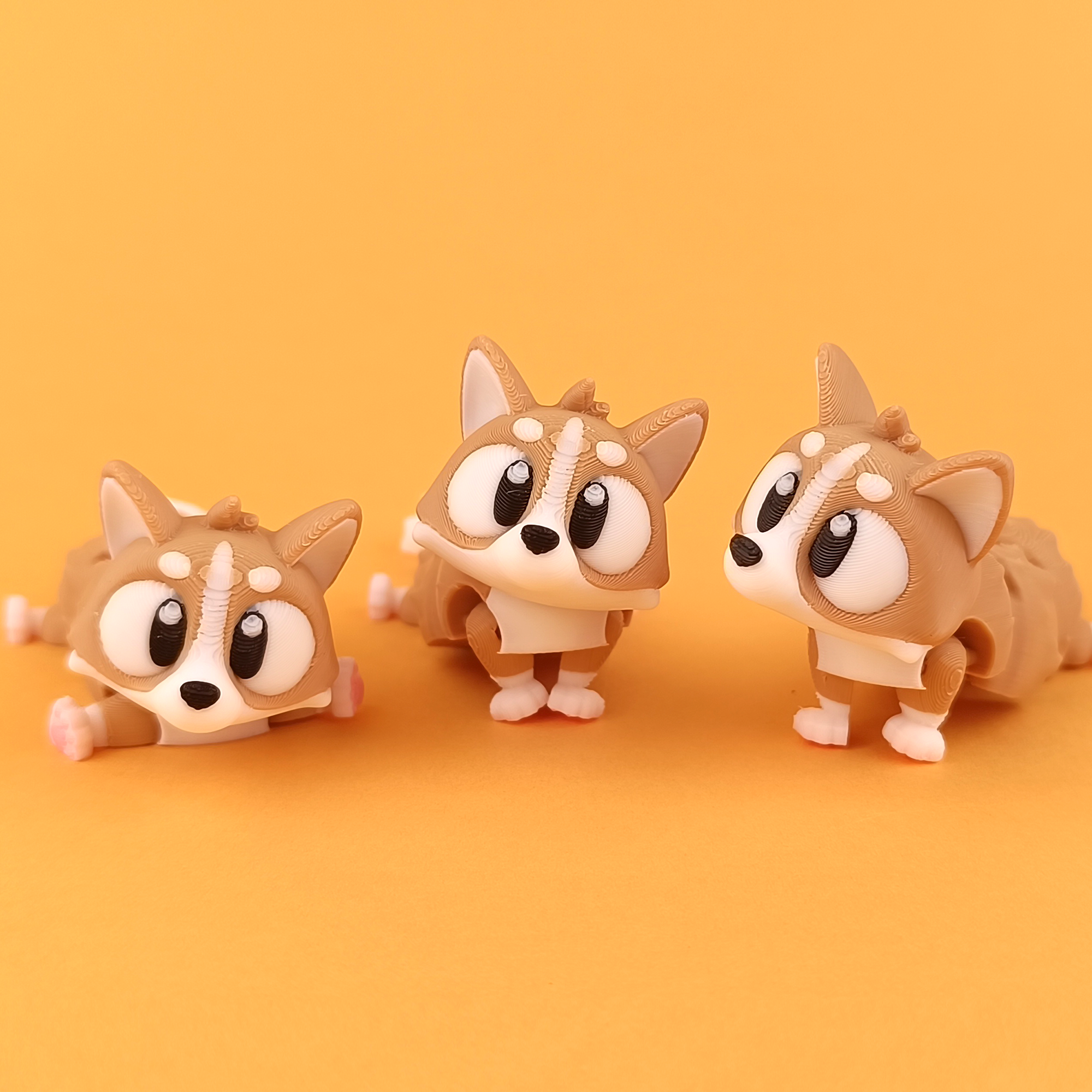 Flexi Corgi – Articulated 3D‑Printed Animal Friend