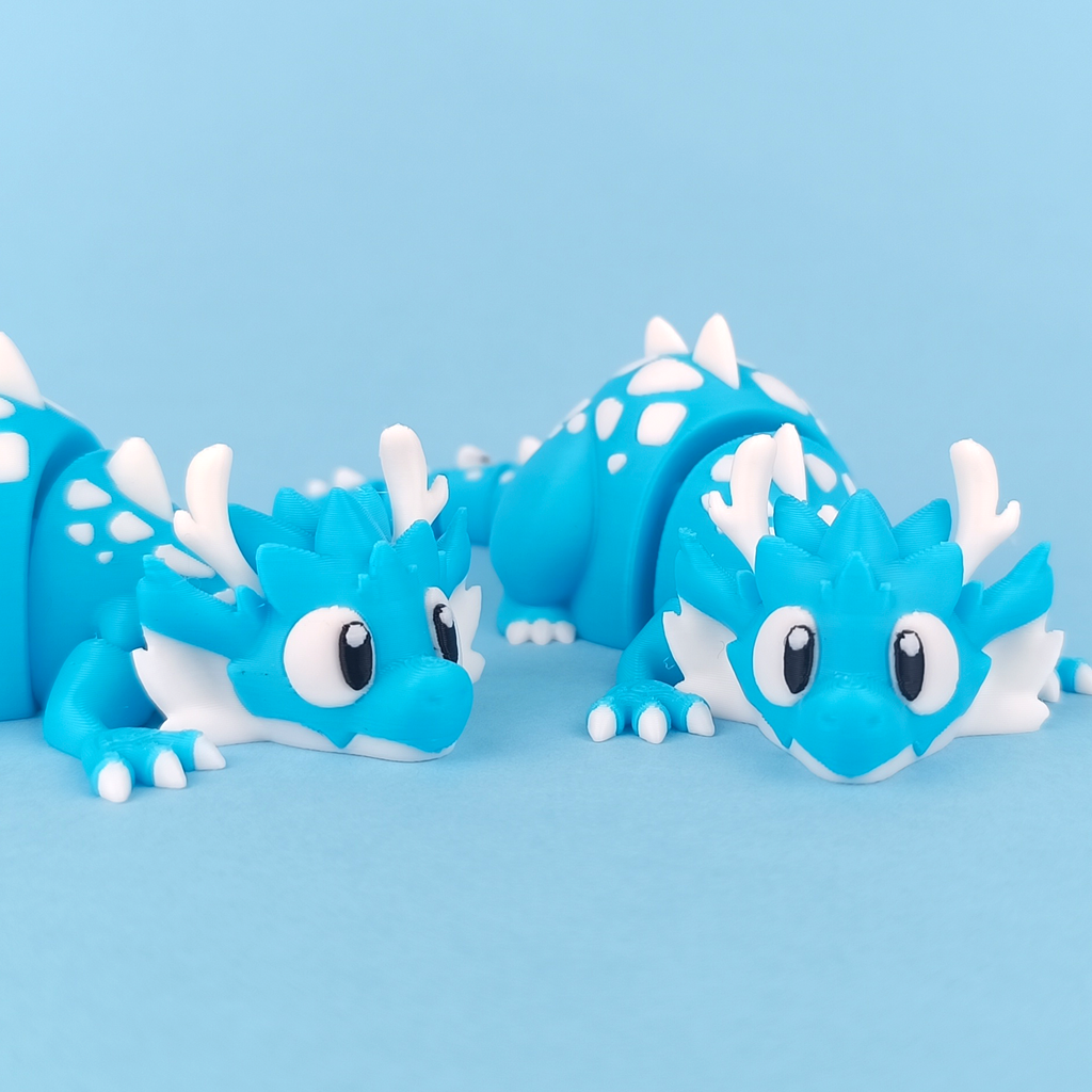 Flexi Dragon - Articulated 3D‑Printed Dragon Friend
