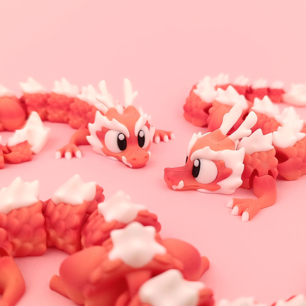 Flexi Snake Dragon - Articulated 3D‑Printed Dragon Friend