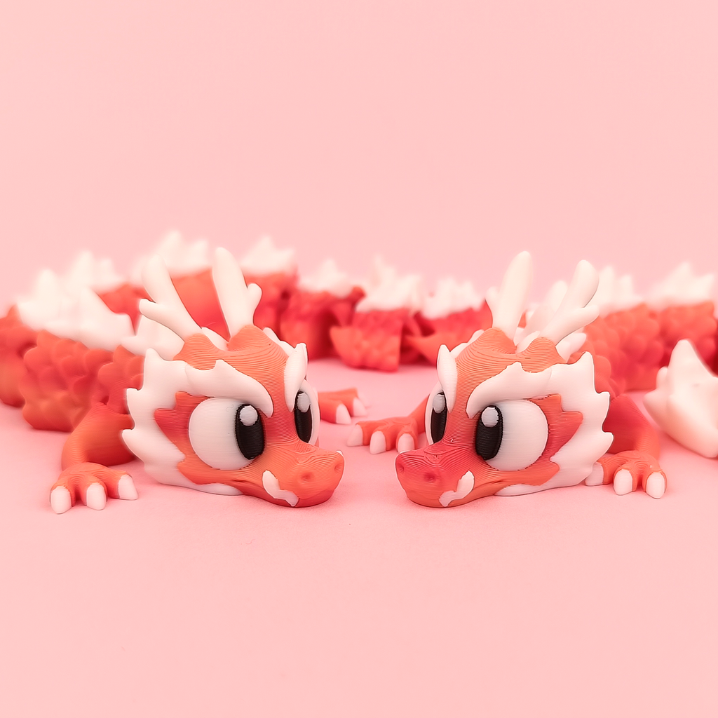 Flexi Snake Dragon - Articulated 3D‑Printed Dragon Friend