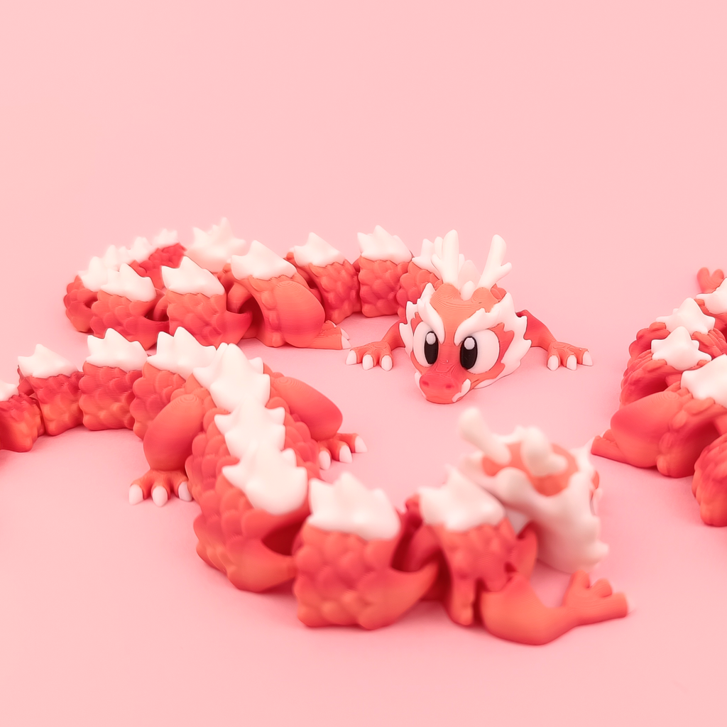 Flexi Snake Dragon - Articulated 3D‑Printed Dragon Friend