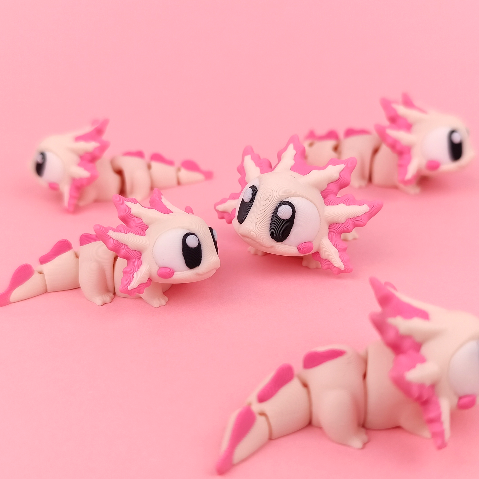Flexi Axolotl – Articulated 3D‑Printed Animal Friend