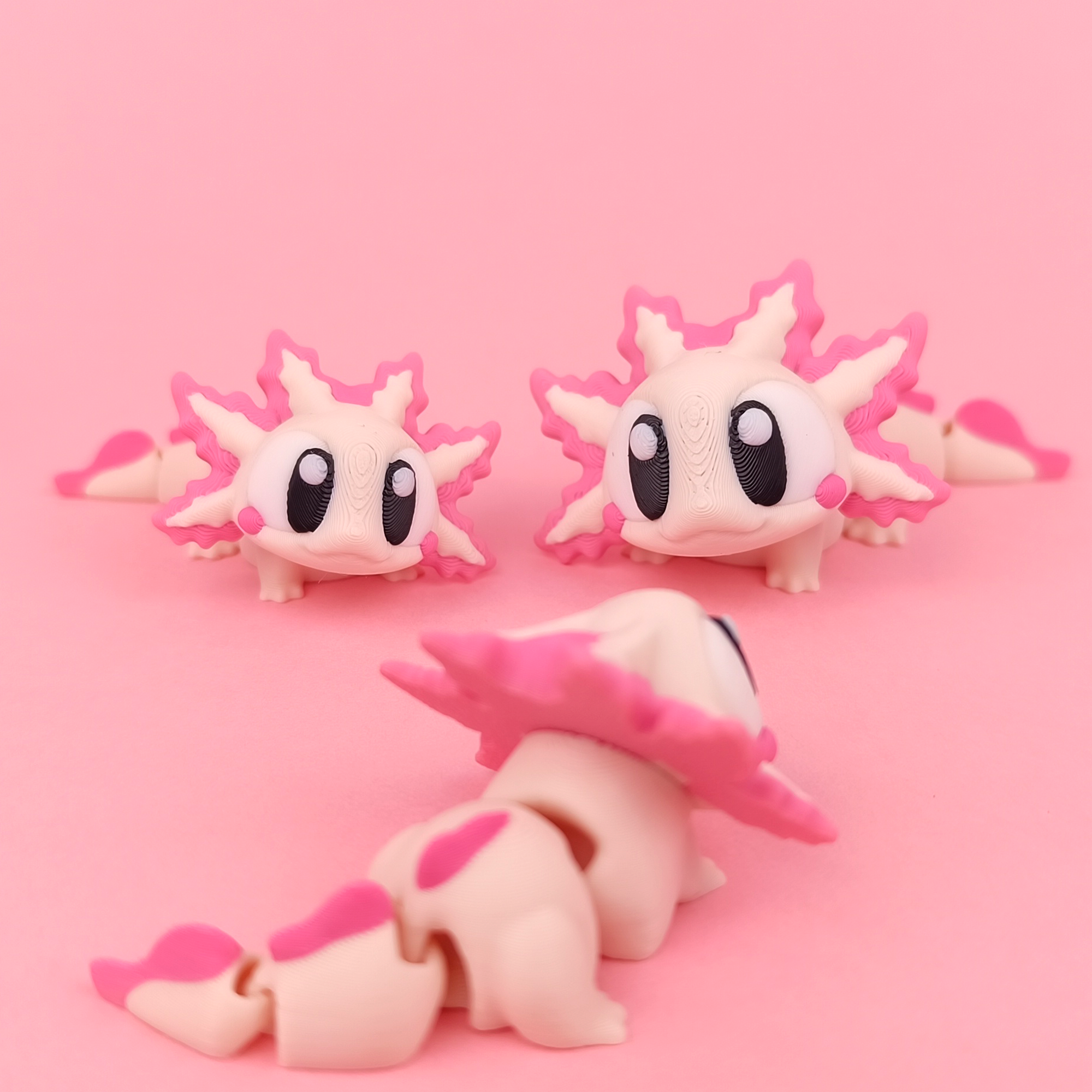 Flexi Axolotl – Articulated 3D‑Printed Animal Friend