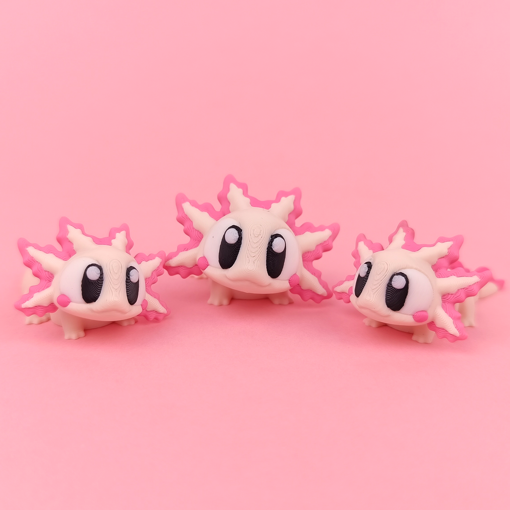 Flexi Axolotl – Articulated 3D‑Printed Animal Friend