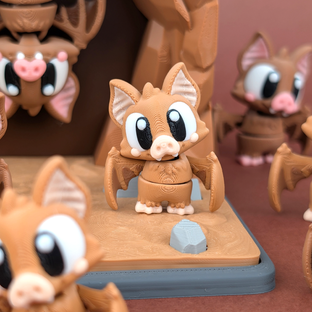 Flexi Bat – Articulated 3D‑Printed Animal Friend