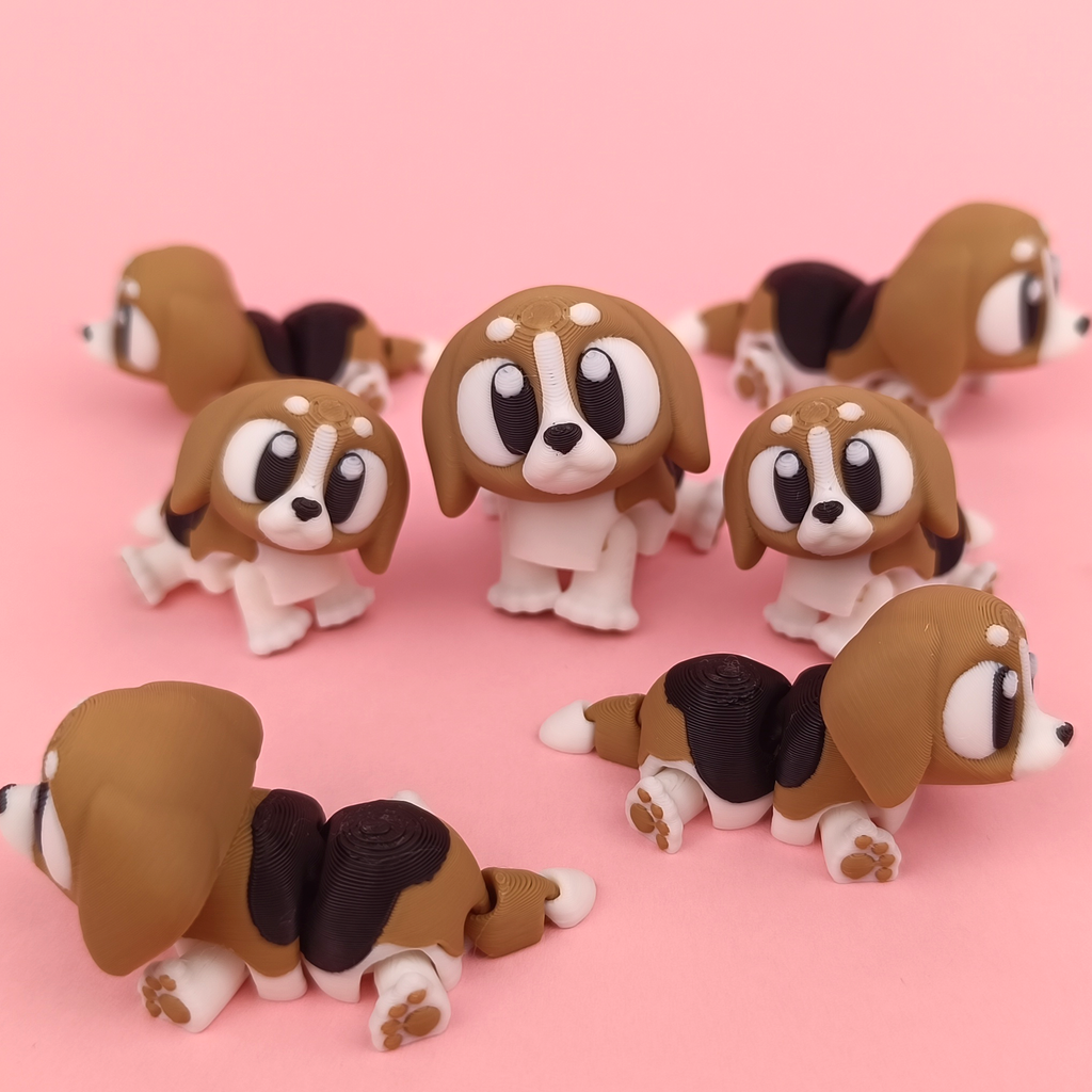Flexi Beagle – Articulated 3D‑Printed Animal Friend