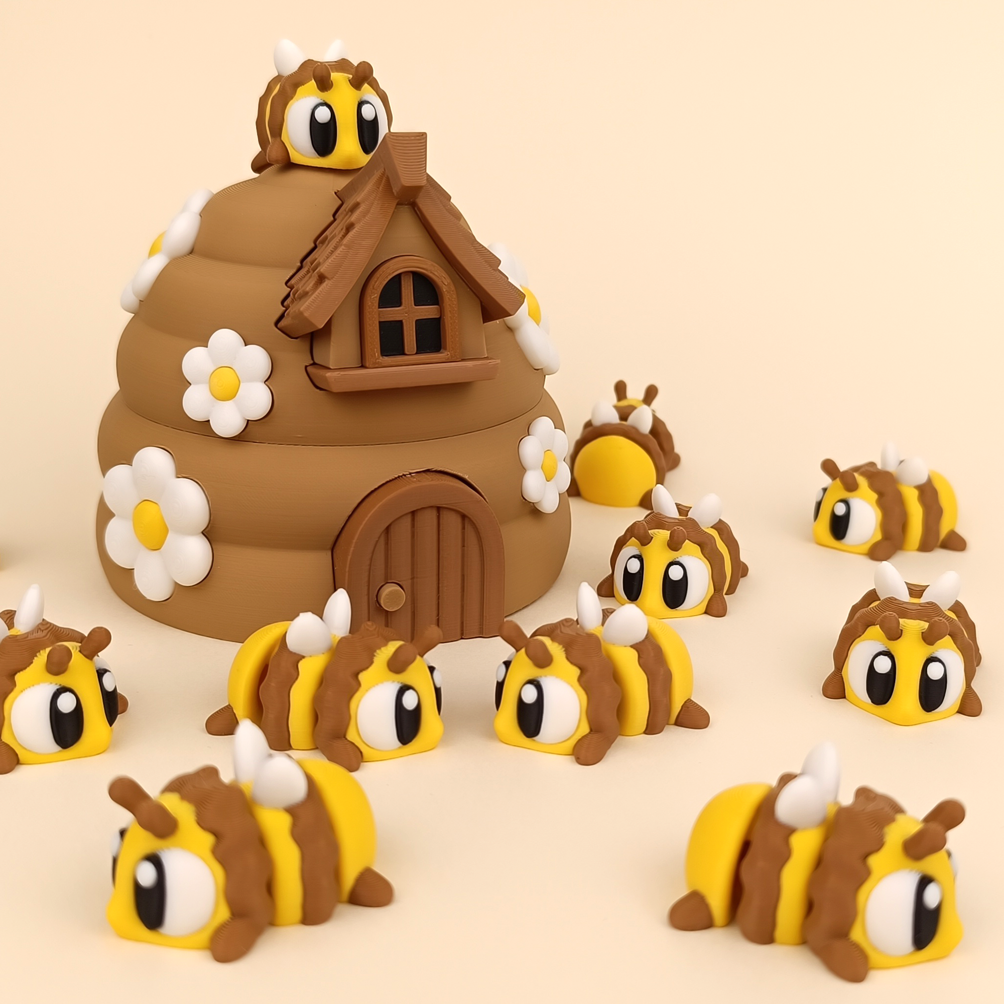 Flexi Bees – Articulated 3D‑Printed Woodland Friend