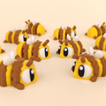 Flexi Bees – Articulated 3D‑Printed Woodland Friend