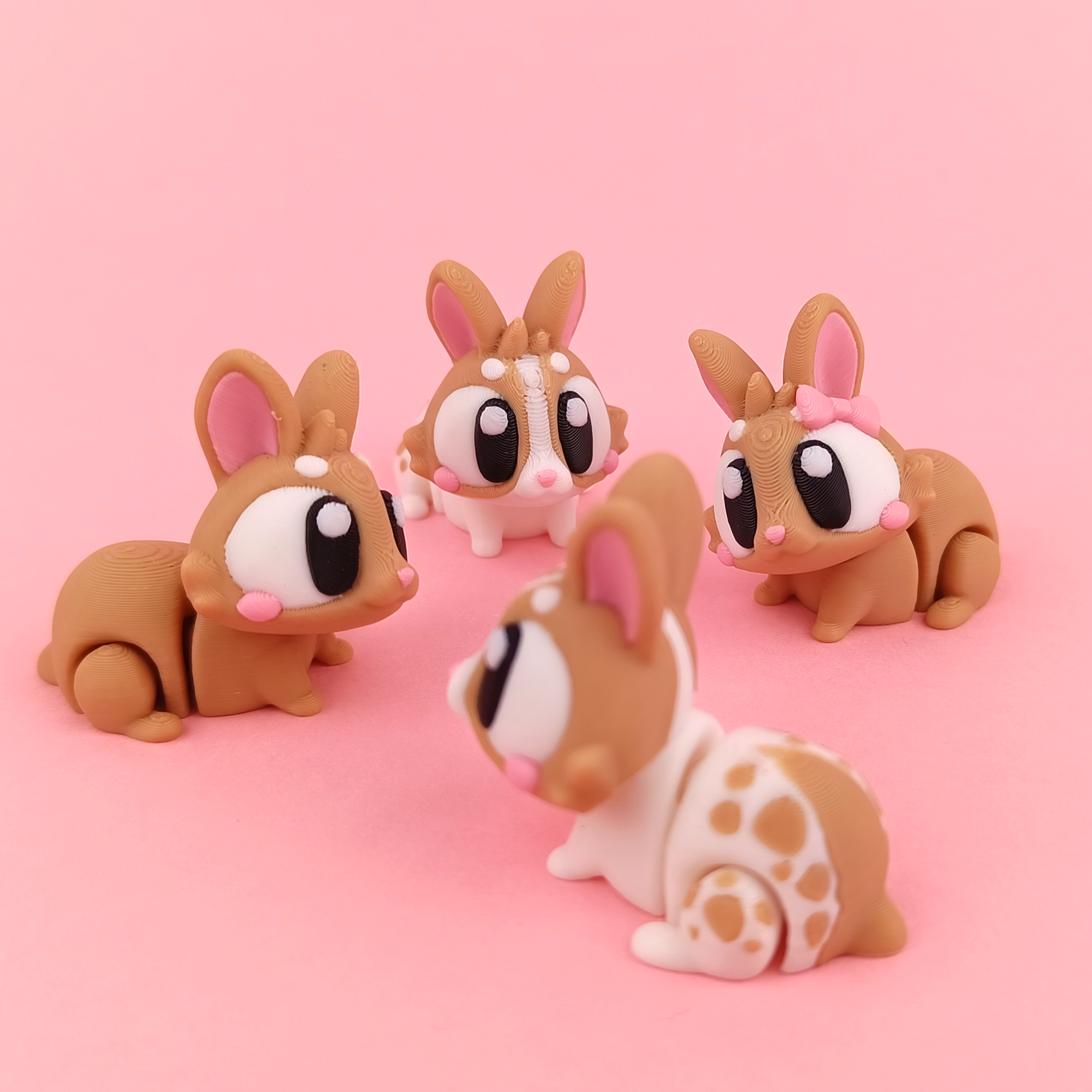 Flexi Bunny Rabbit – Articulated 3D‑Printed Animal Friend
