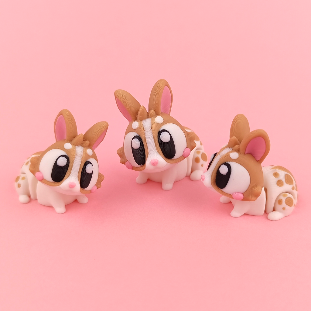 Flexi Bunny Rabbit – Articulated 3D‑Printed Animal Friend