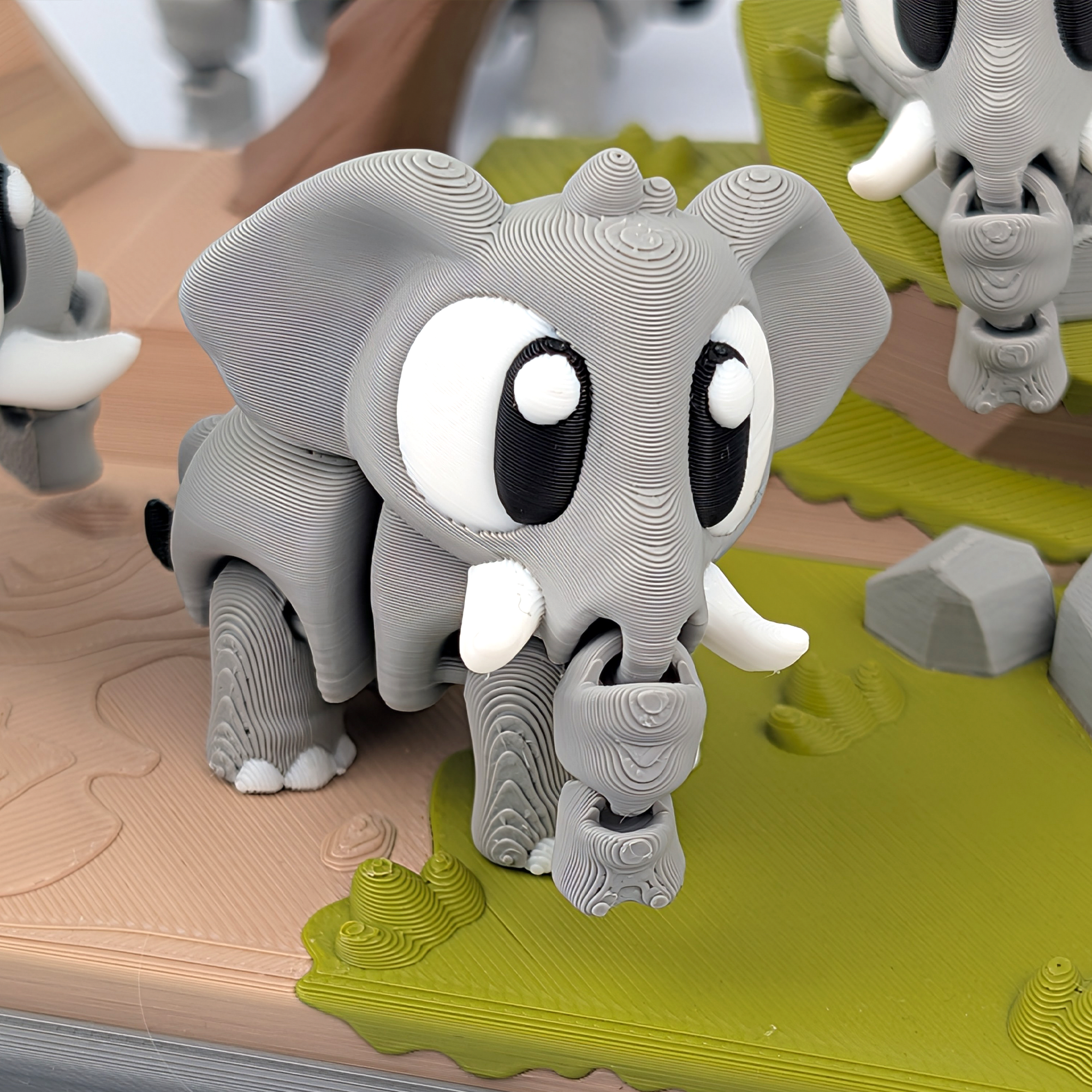 Flexi Elephant – Articulated 3D‑Printed Animal Friend
