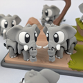 Flexi Elephant – Articulated 3D‑Printed Animal Friend