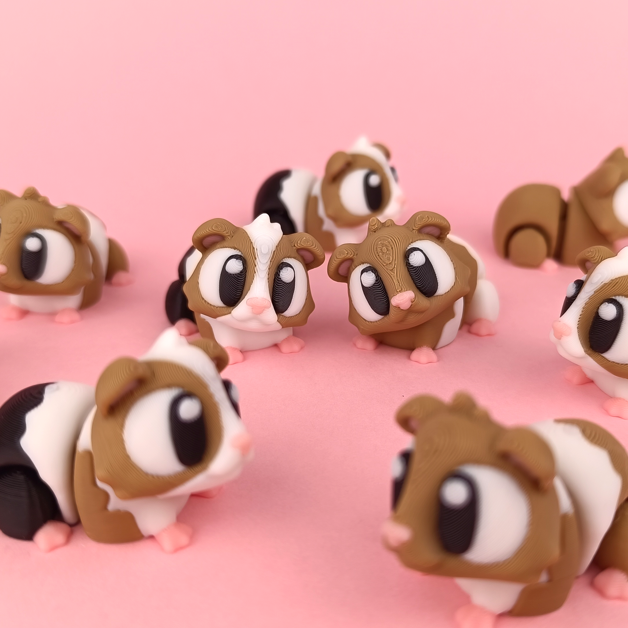 Flexi Guinea Pig – Articulated 3D‑Printed Animal Friend