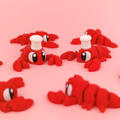 Flexi Lobster – Articulated 3D‑Printed Animal Friend