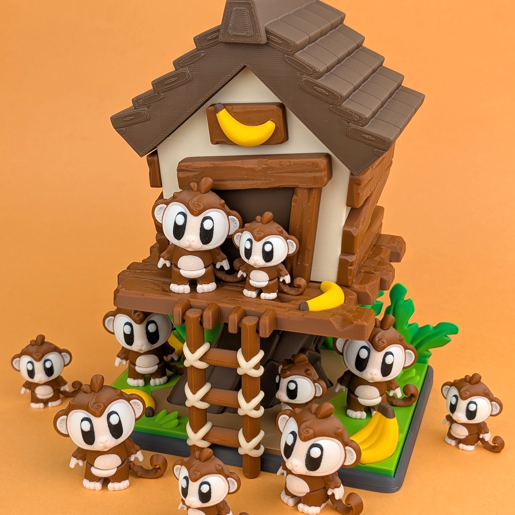 Flexi Monkey – Articulated 3D‑Printed Animal Friend