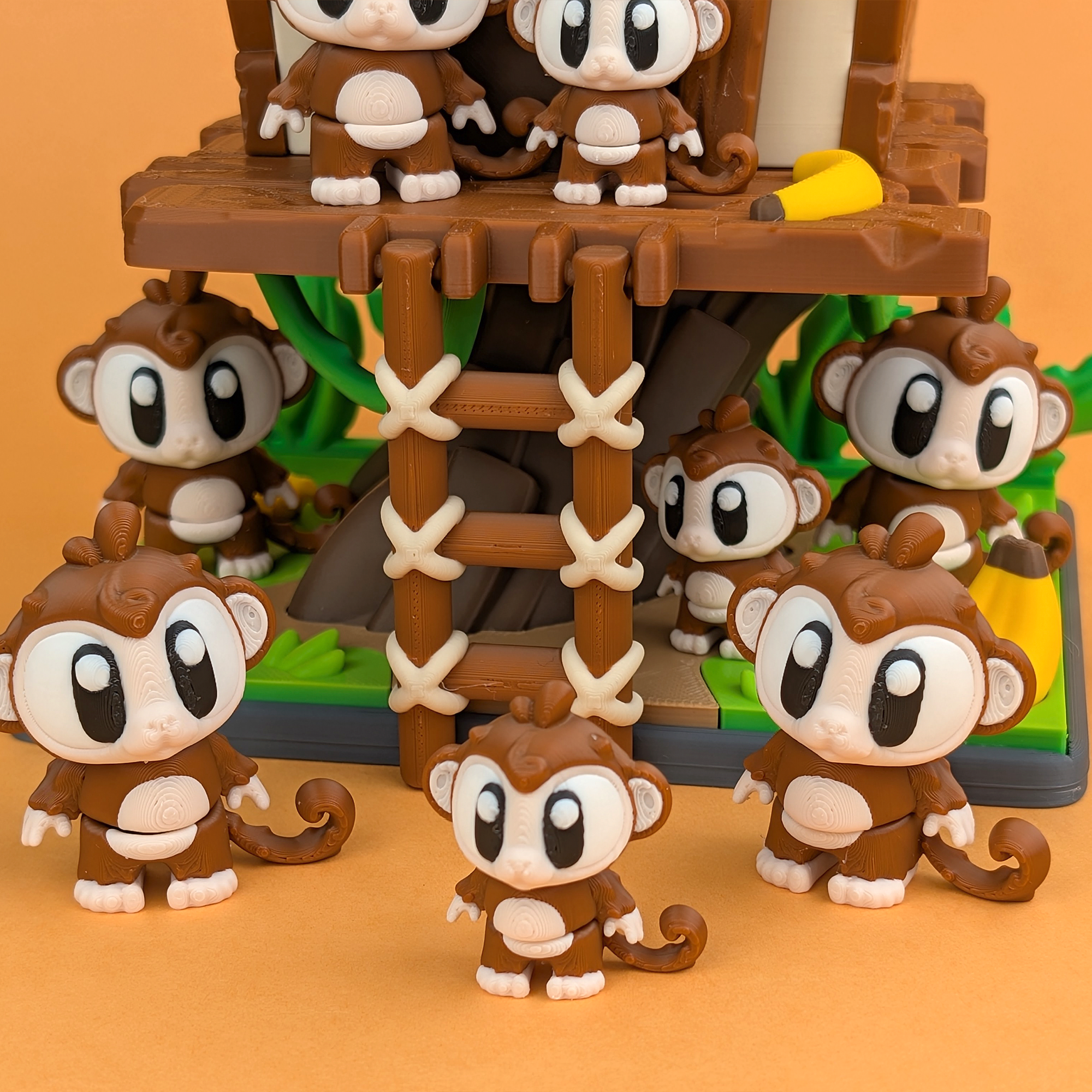 Flexi Monkey – Articulated 3D‑Printed Animal Friend