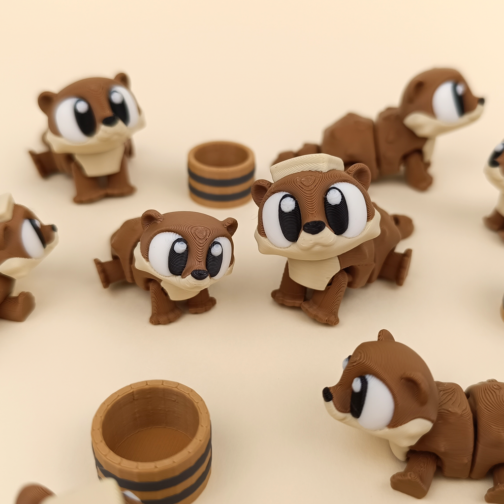 Flexi Otter – Articulated 3D‑Printed Animal Friend