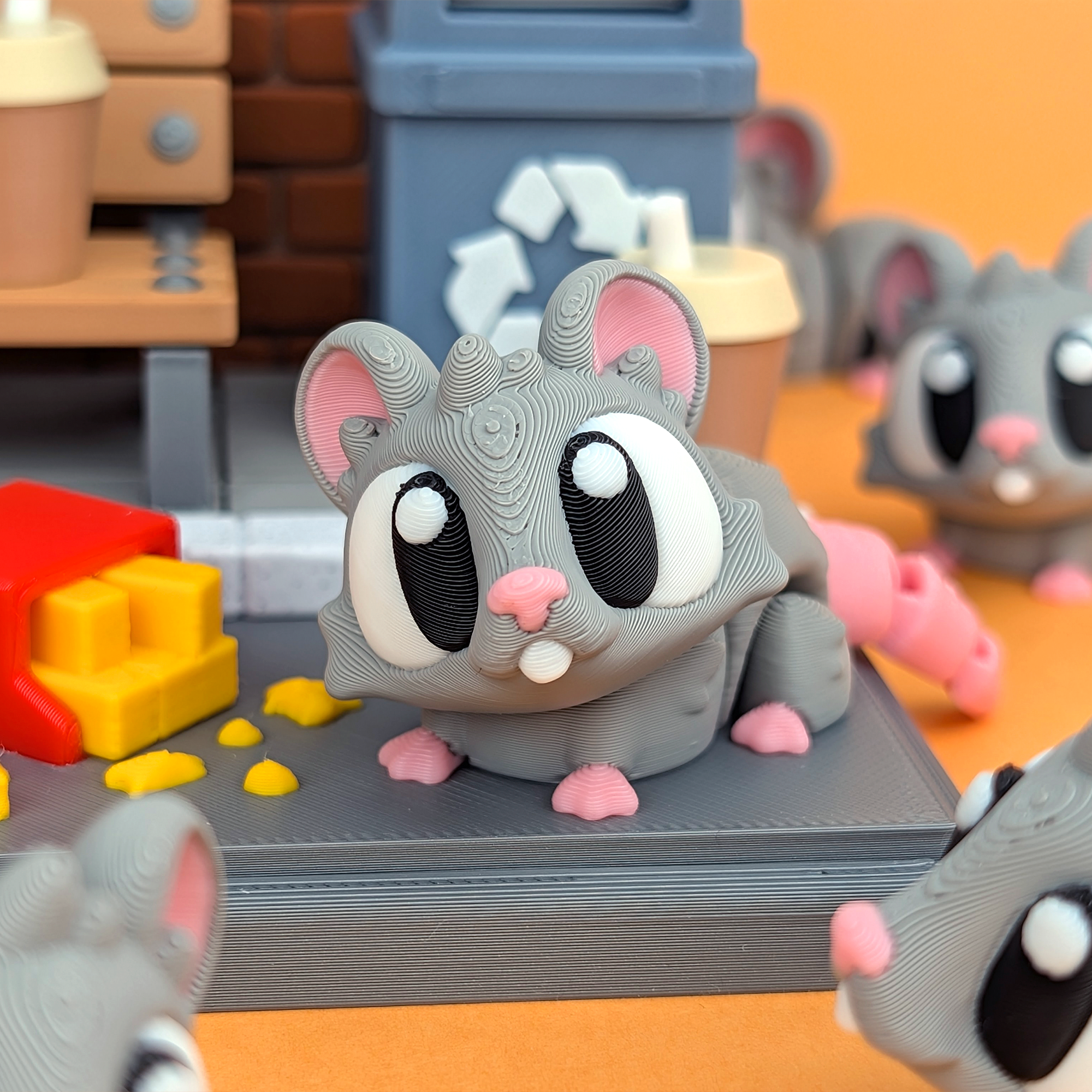 Flexi Rat – Articulated 3D‑Printed Animal Friend