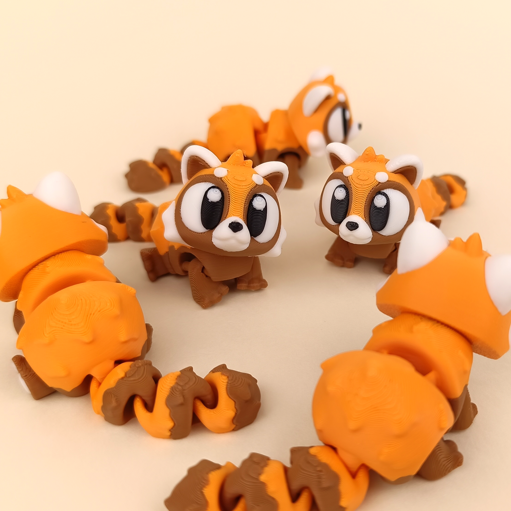 Flexi Red Panda – Articulated 3D‑Printed Animal Friend