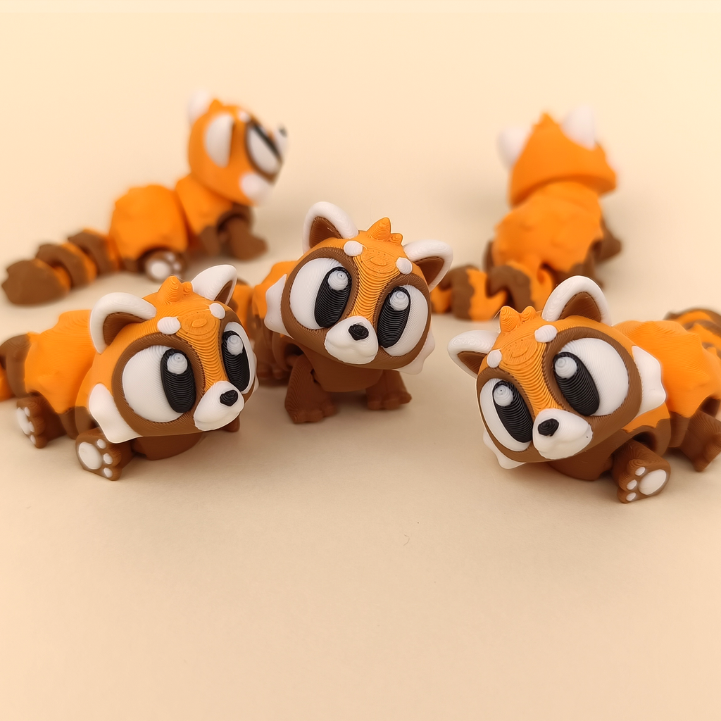 Flexi Red Panda – Articulated 3D‑Printed Animal Friend