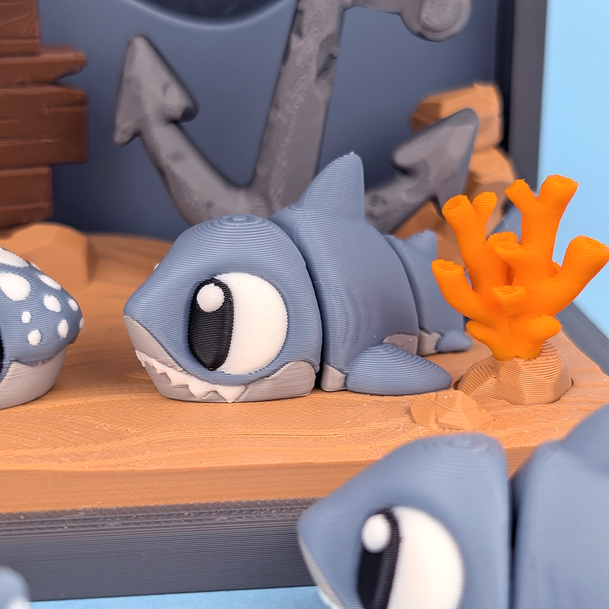 Flexi Shark – Articulated 3D‑Printed Animal Friend