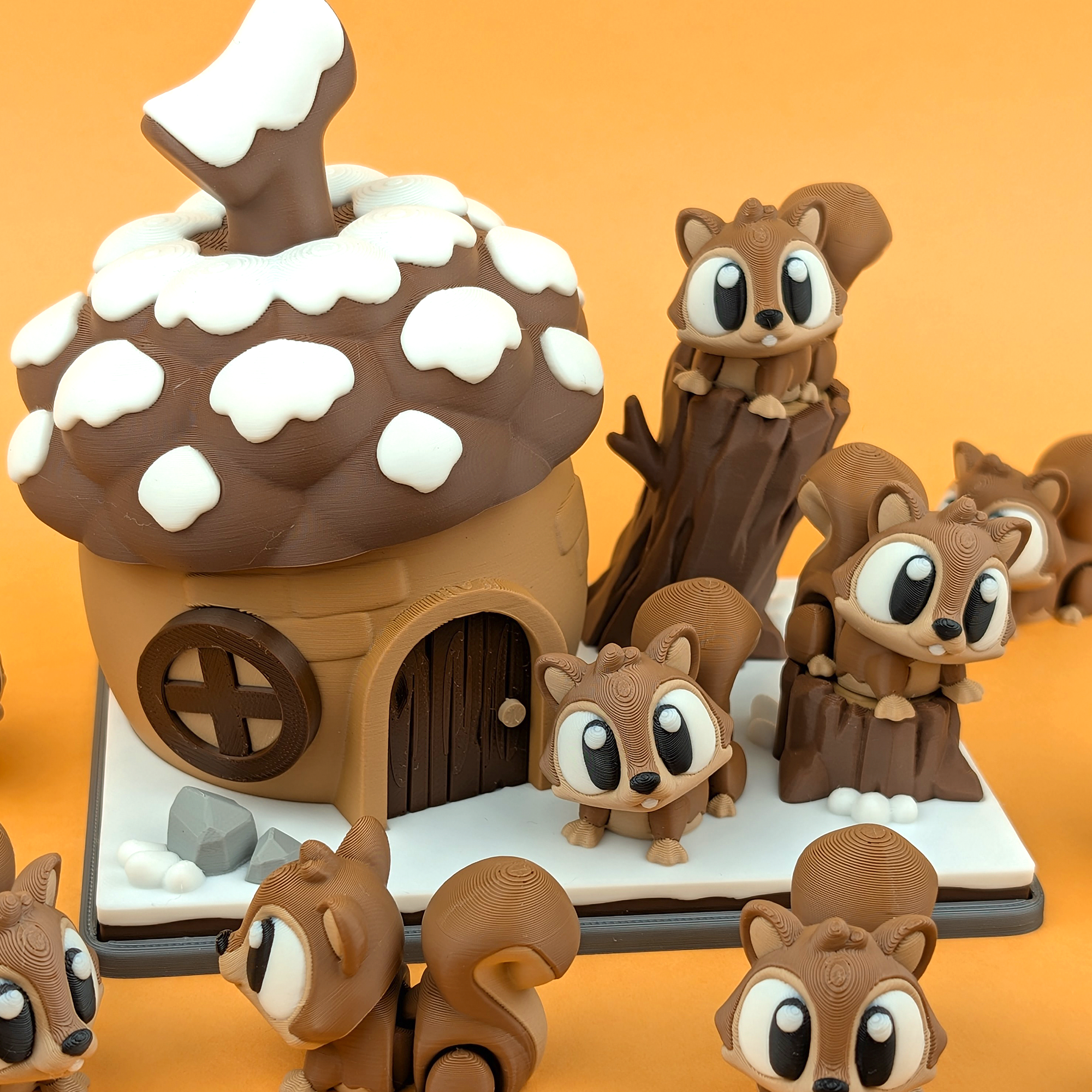 Flexi Squirrel – Articulated 3D‑Printed Woodland Friend