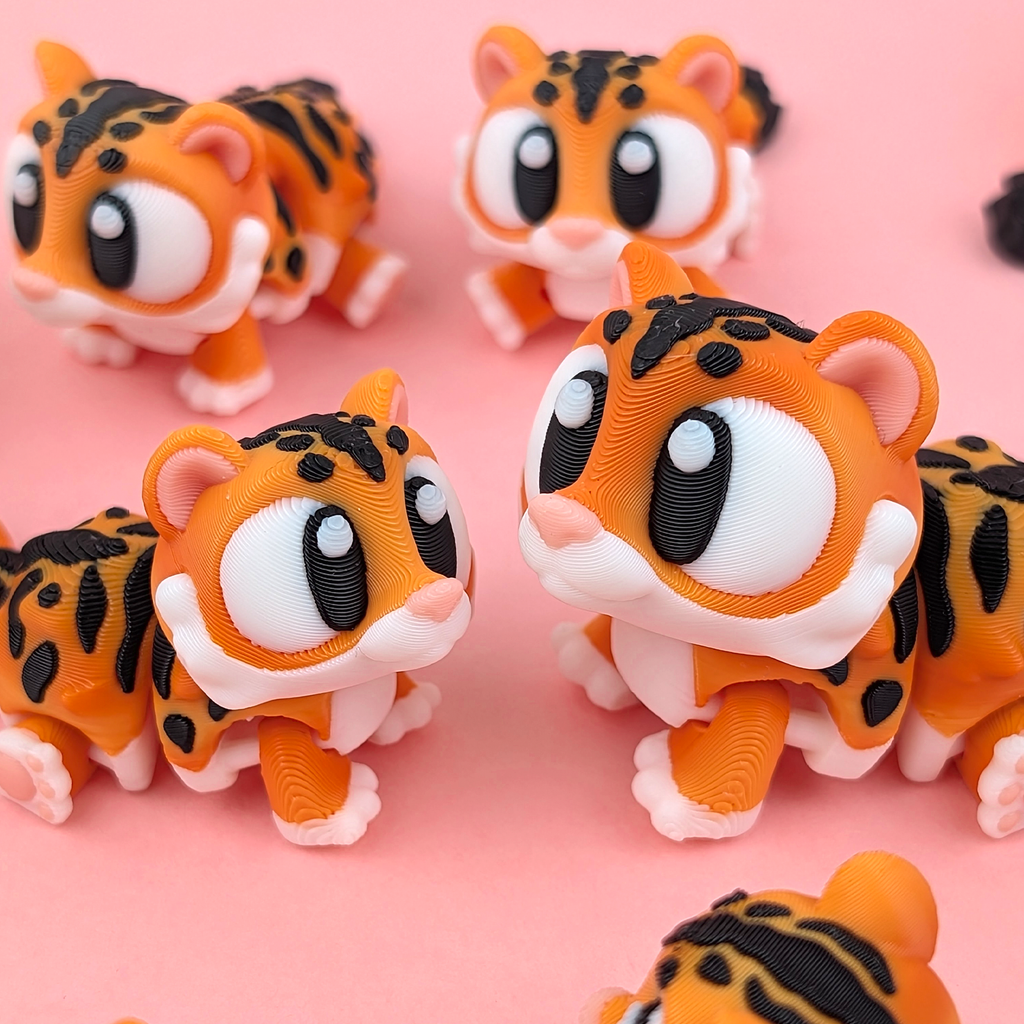 Flexi Tiger – Articulated 3D‑Printed Animal Friend