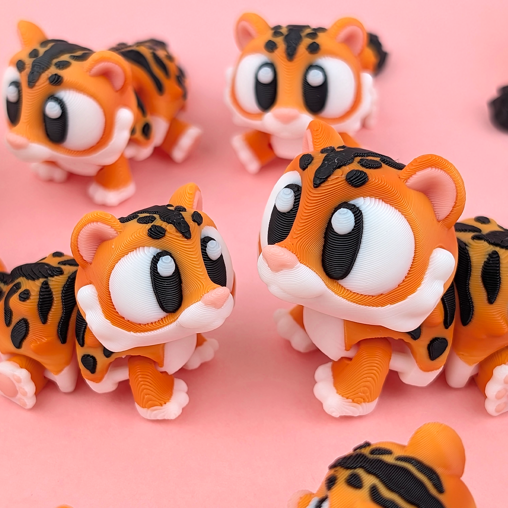 Flexi Tiger – Articulated 3D‑Printed Animal Friend