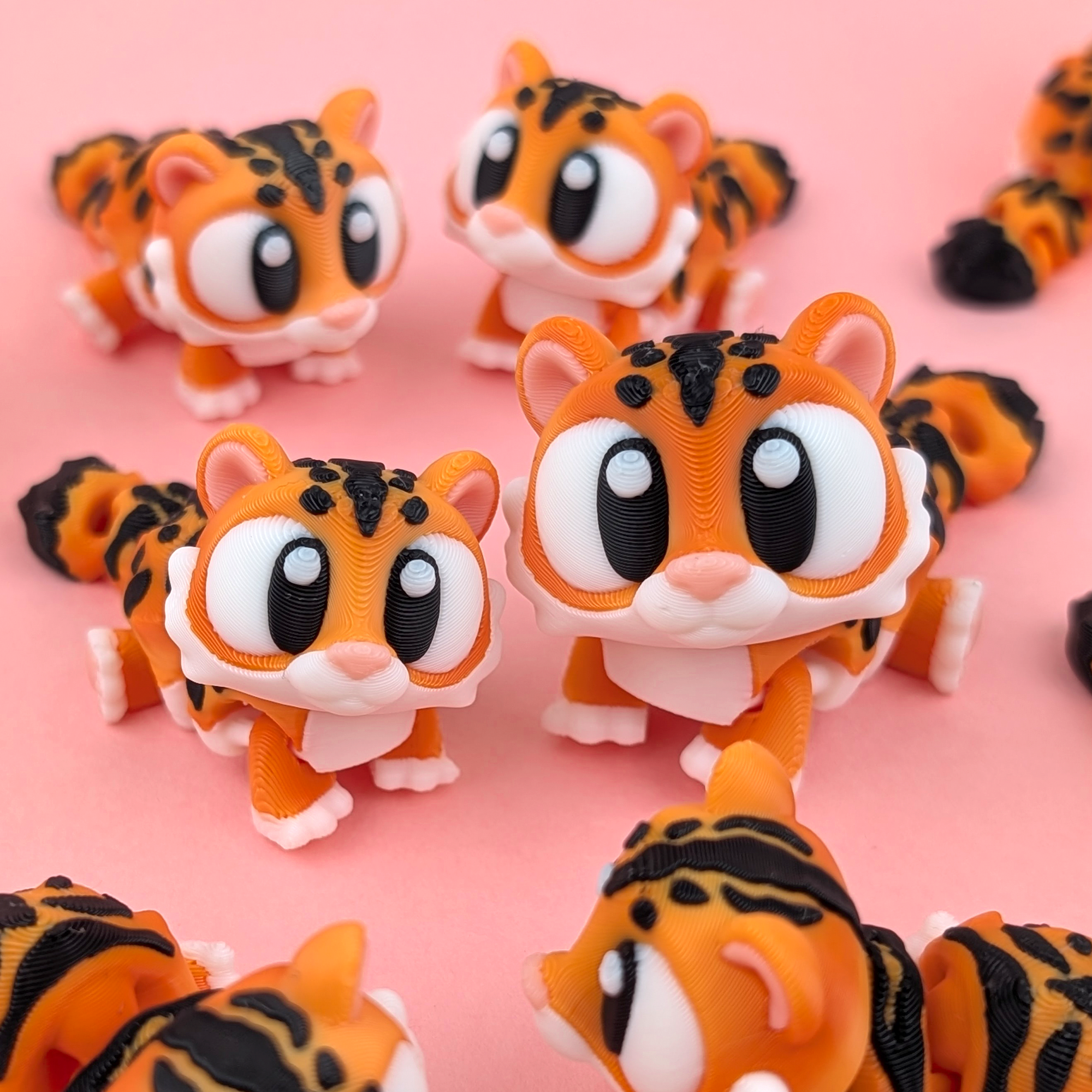 Flexi Tiger – Articulated 3D‑Printed Animal Friend
