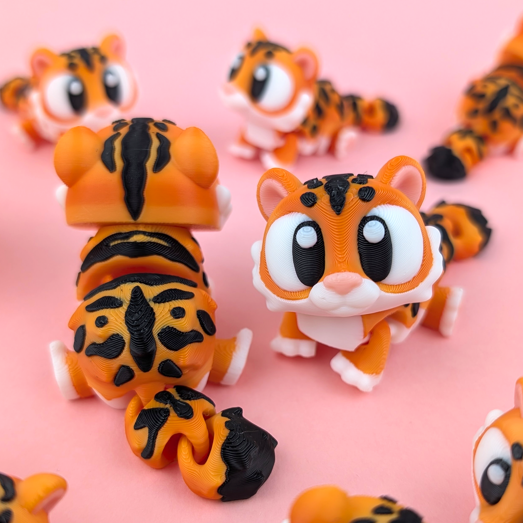 Flexi Tiger – Articulated 3D‑Printed Animal Friend