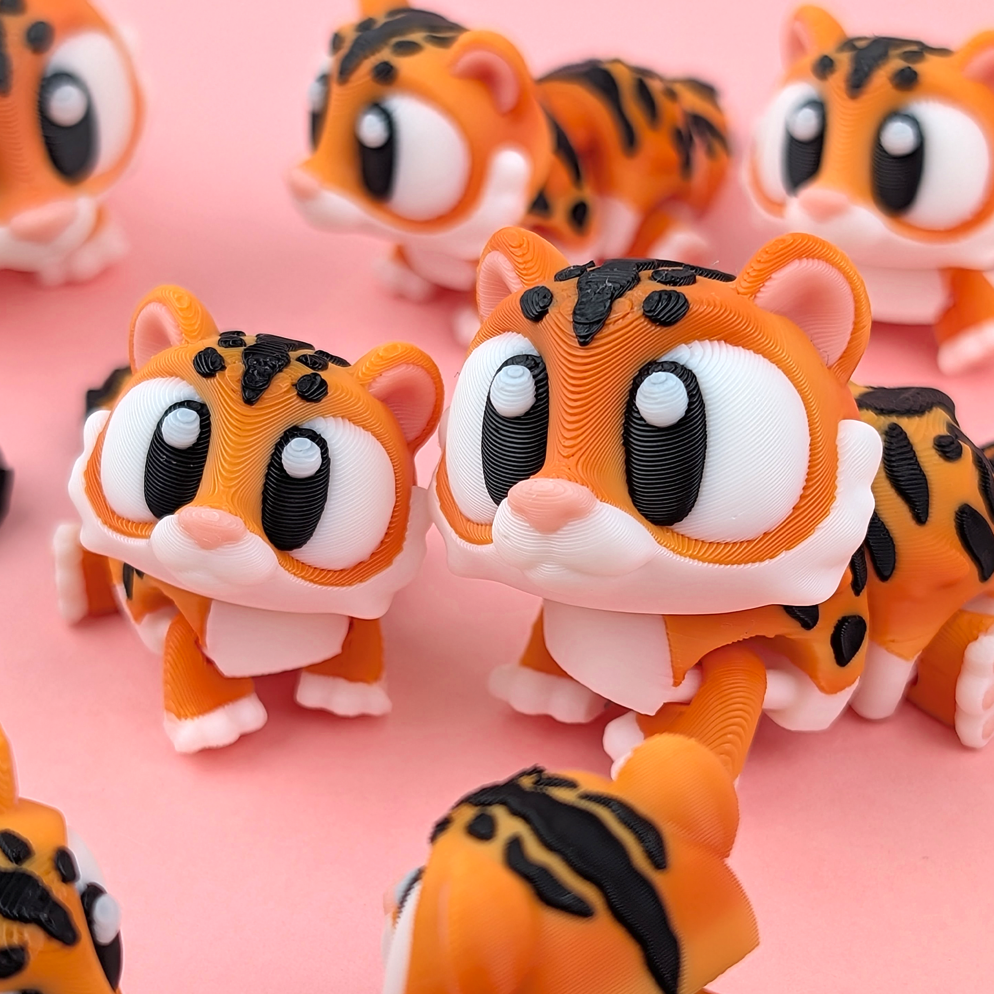 Flexi Tiger – Articulated 3D‑Printed Animal Friend
