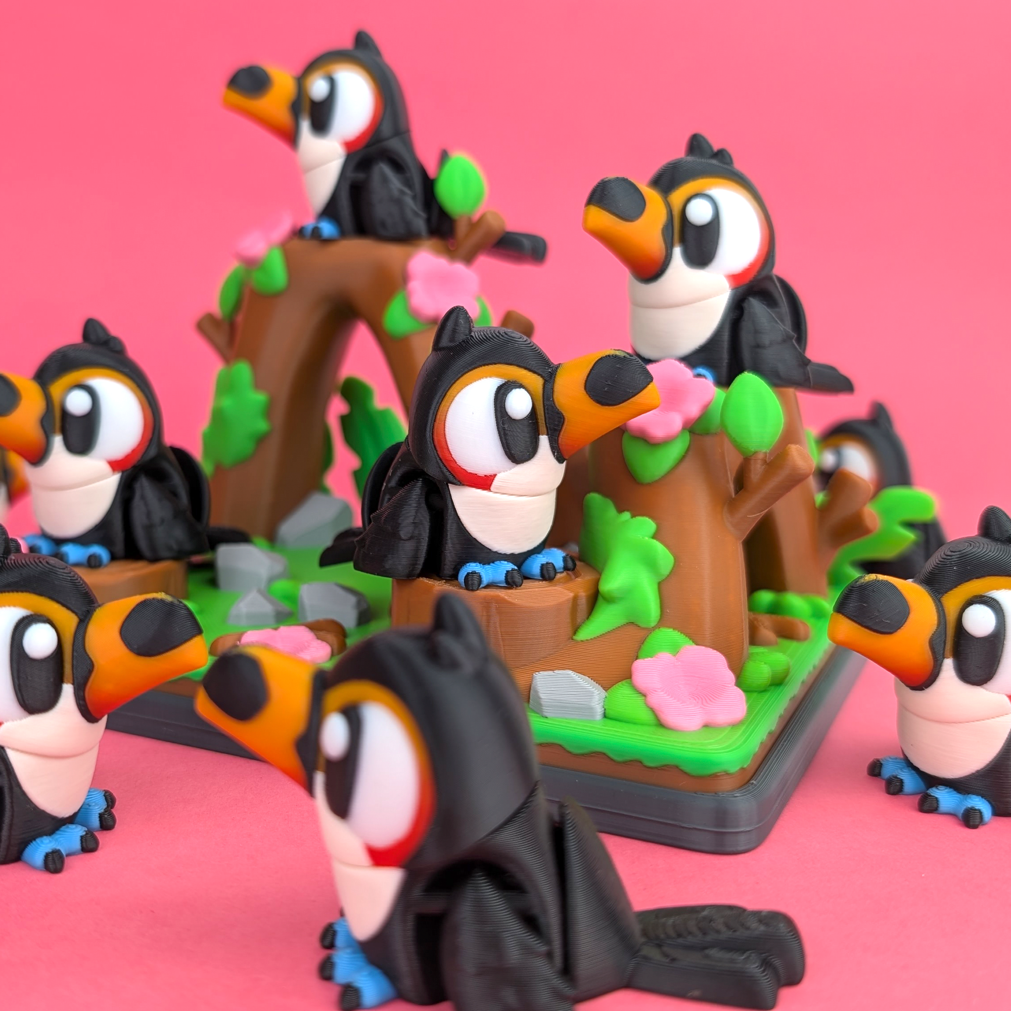 Flexi Toucan – Articulated 3D‑Printed Animal Friend