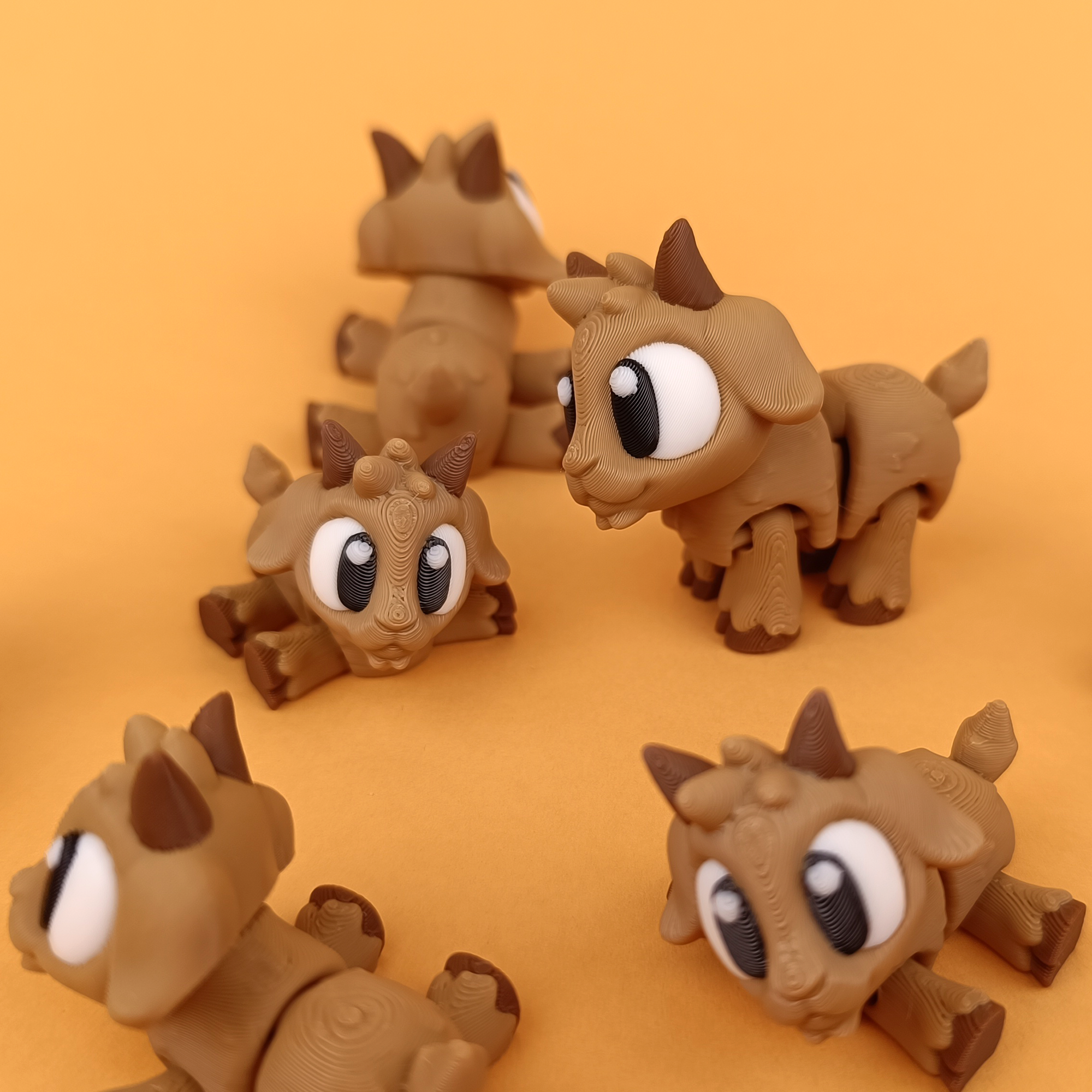 Flexi Goat – Articulated 3D‑Printed Farm Friend