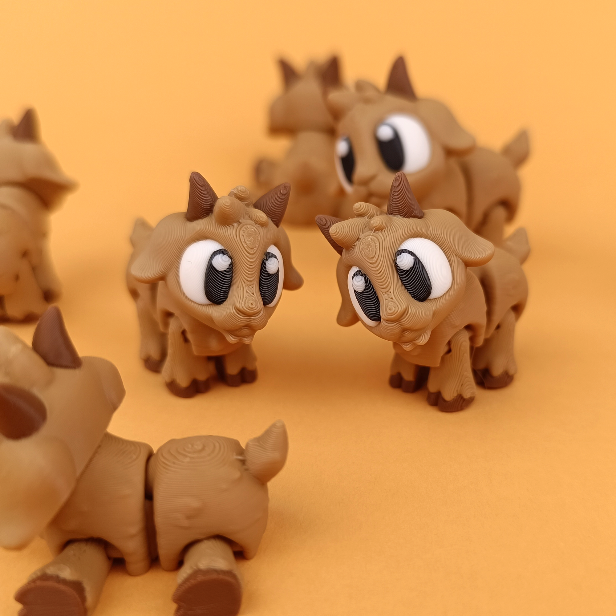 Flexi Goat – Articulated 3D‑Printed Farm Friend