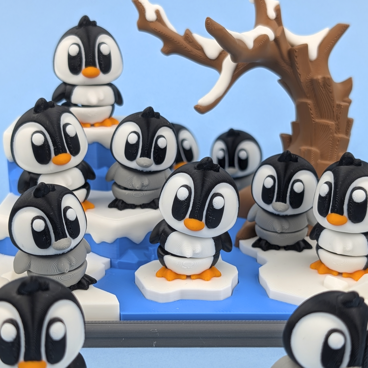 Flexi Penguin – Articulated 3D‑Printed Animal Friend
