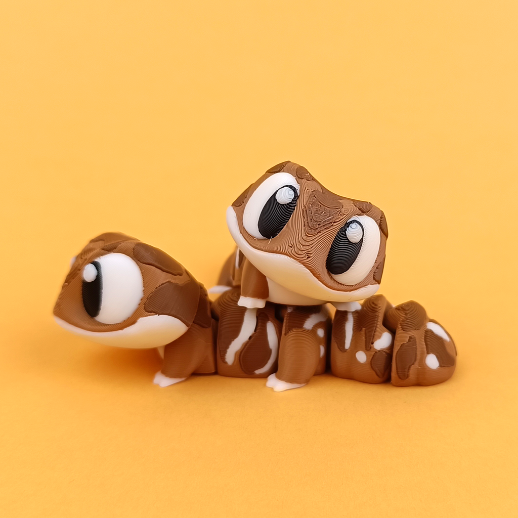 Flexi Gecko – Articulated 3D‑Printed Animal Friend