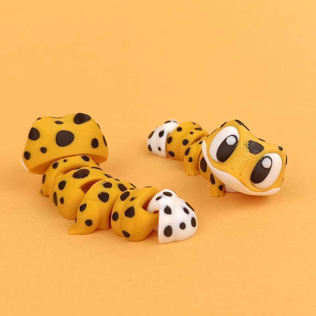 Flexi Gecko – Articulated 3D‑Printed Animal Friend