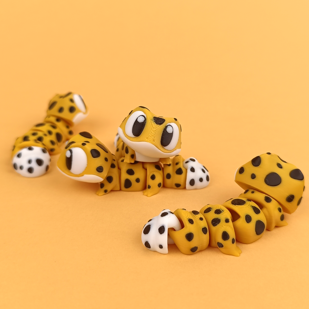 Flexi Gecko – Articulated 3D‑Printed Animal Friend